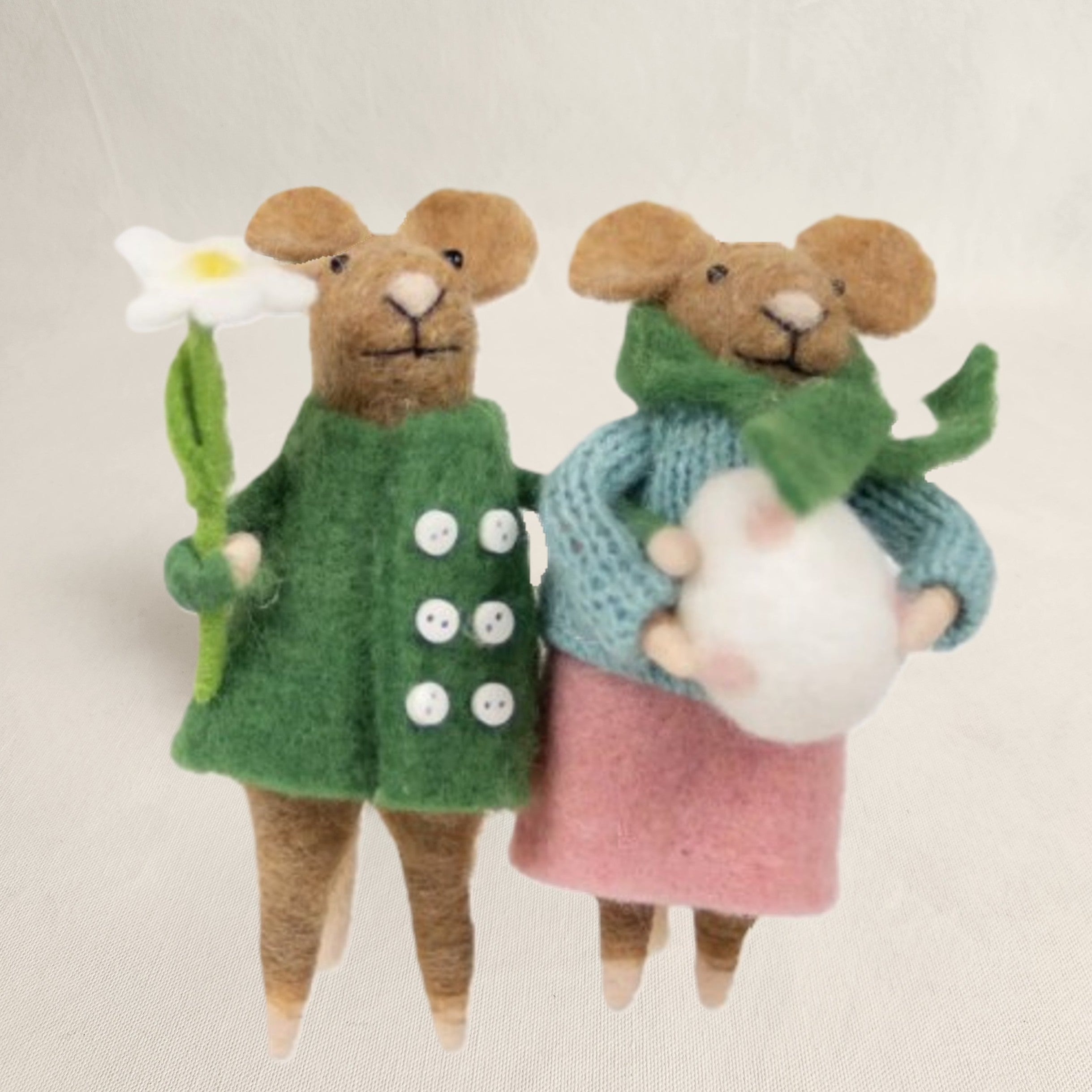 Magical Mice - Green coat & Egg