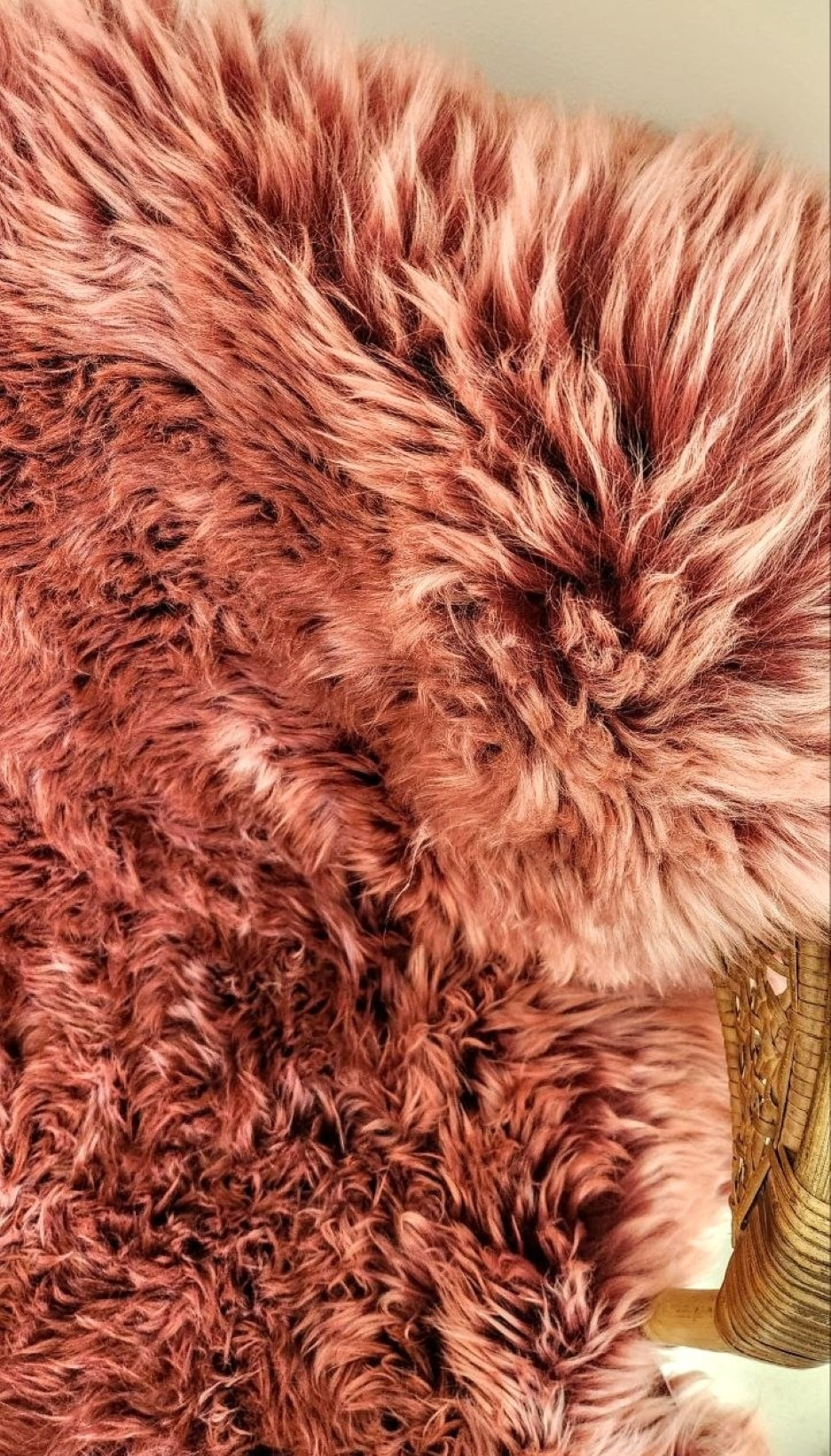 Wild Rose Frost Merino Sheepskin