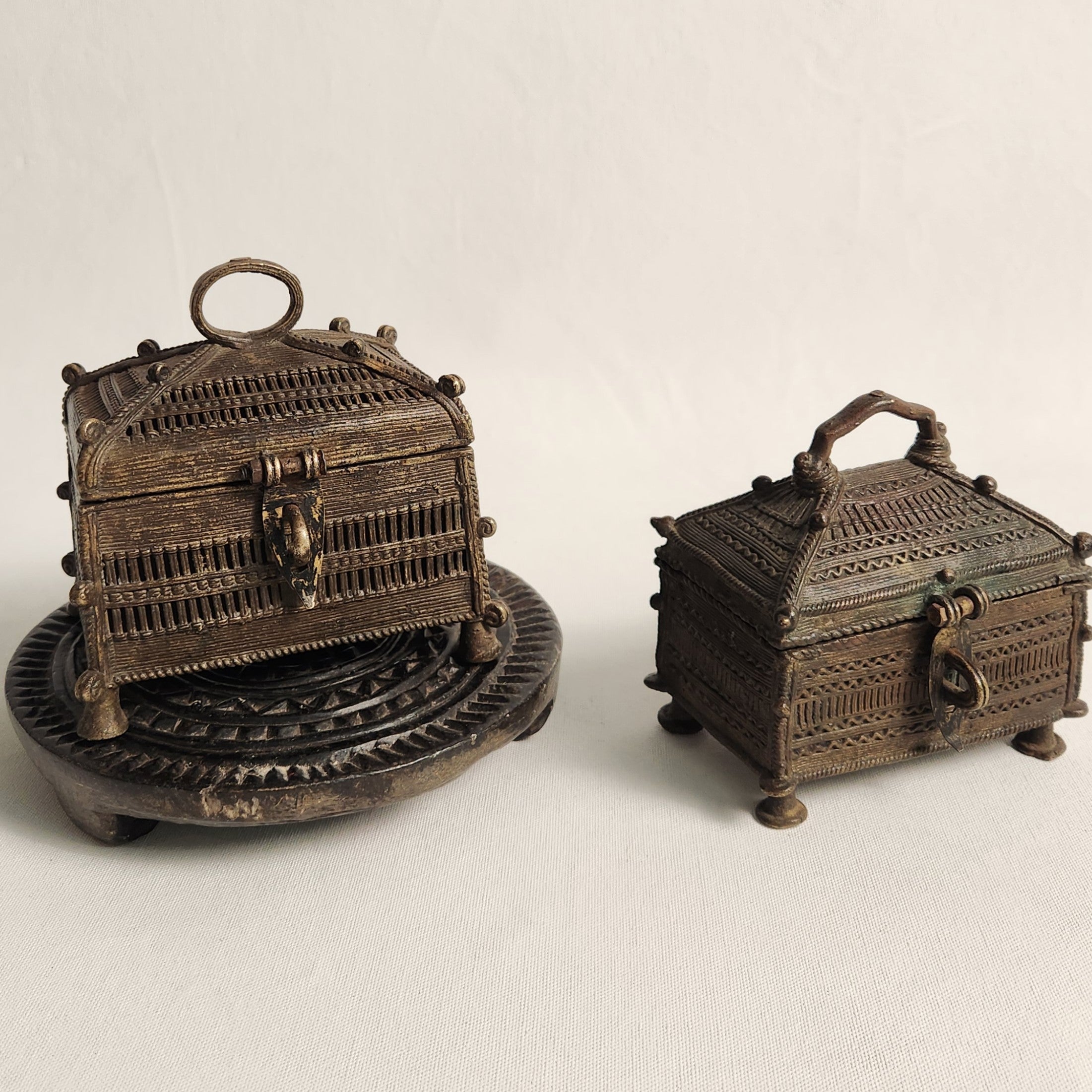 Indian Bronzed Jali Box