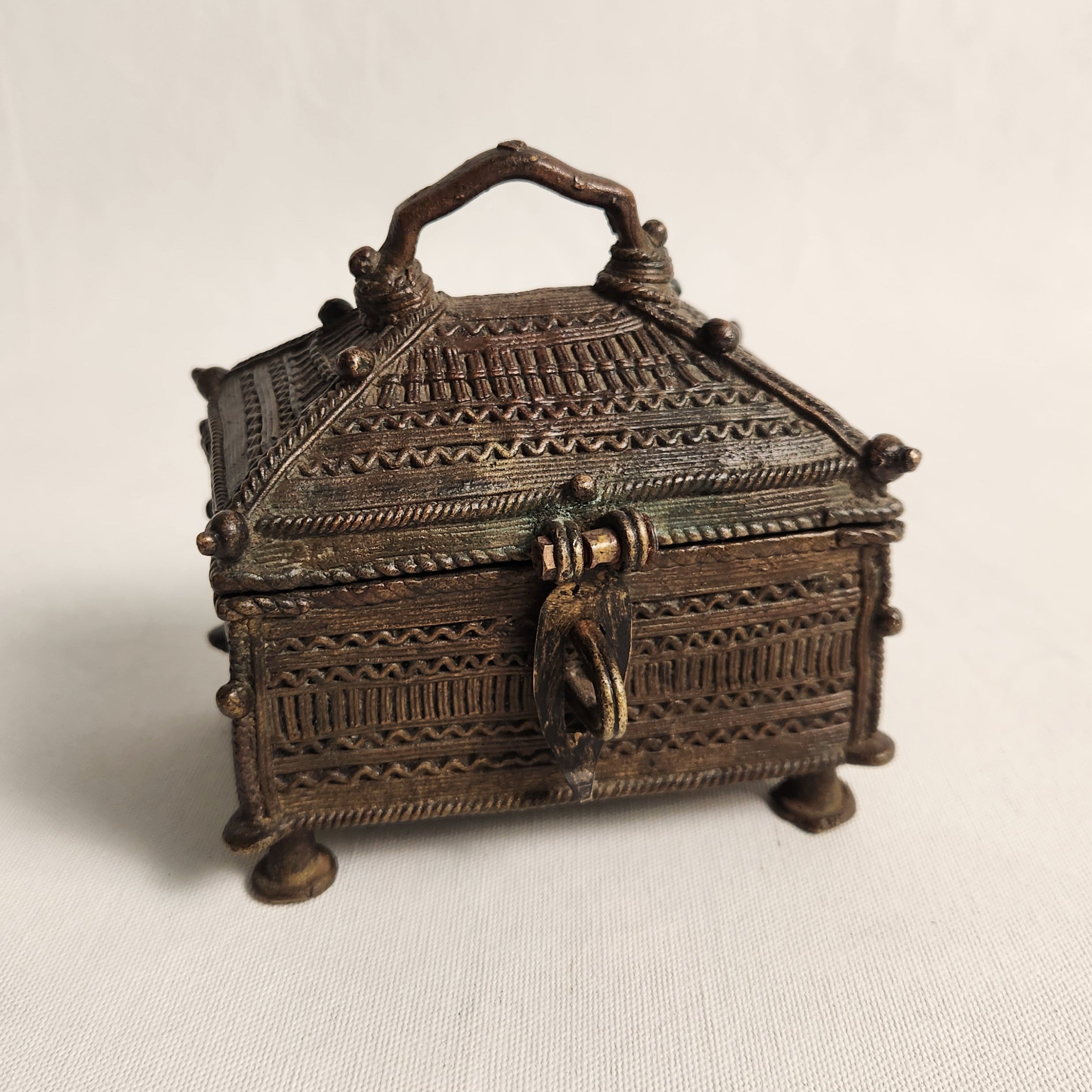 Indian Bronzed Jali Box