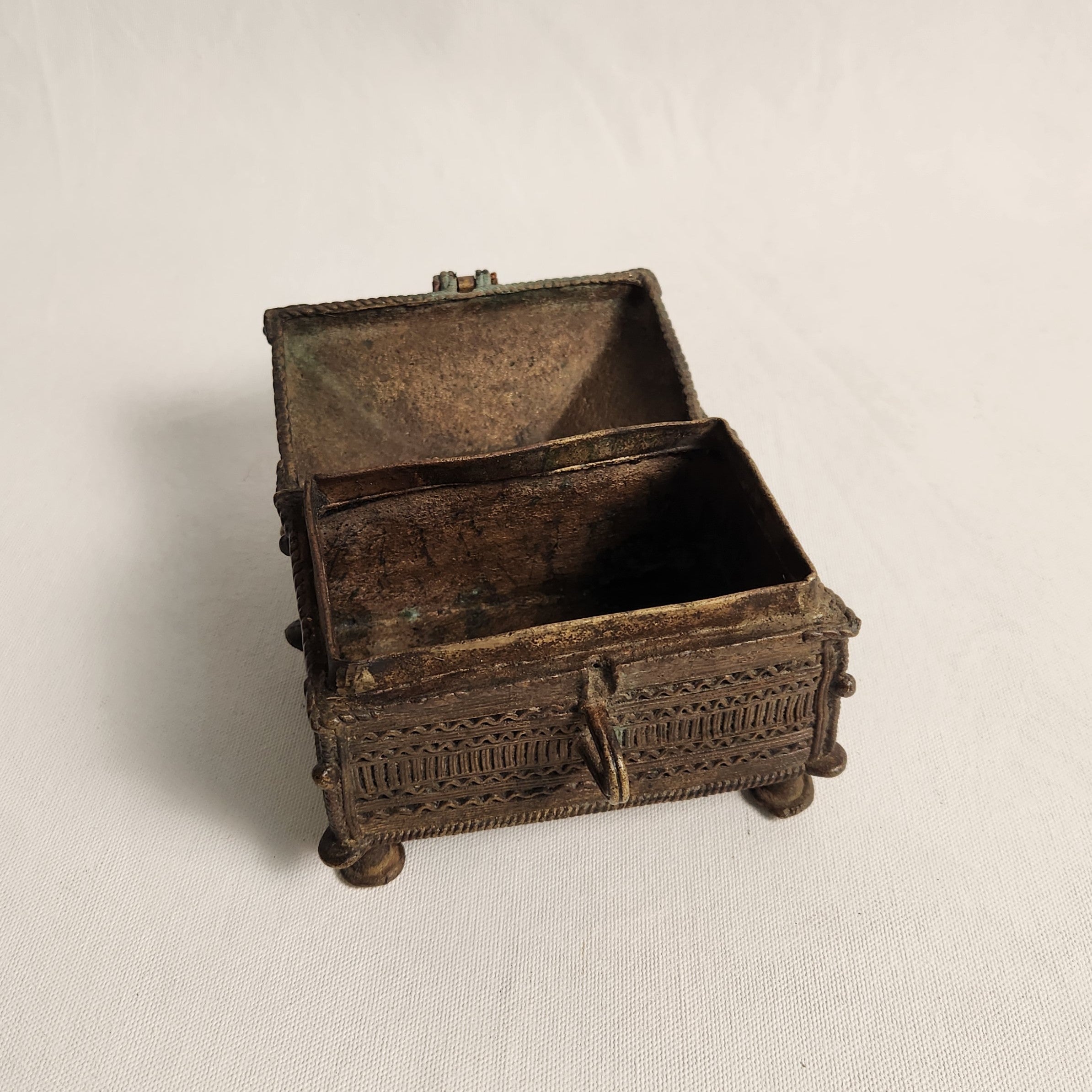 Indian Bronzed Jali Box