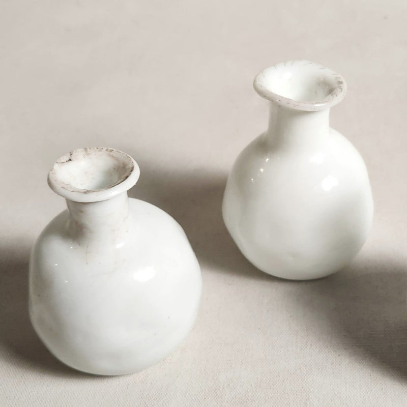 Bossele Glass Vase - White