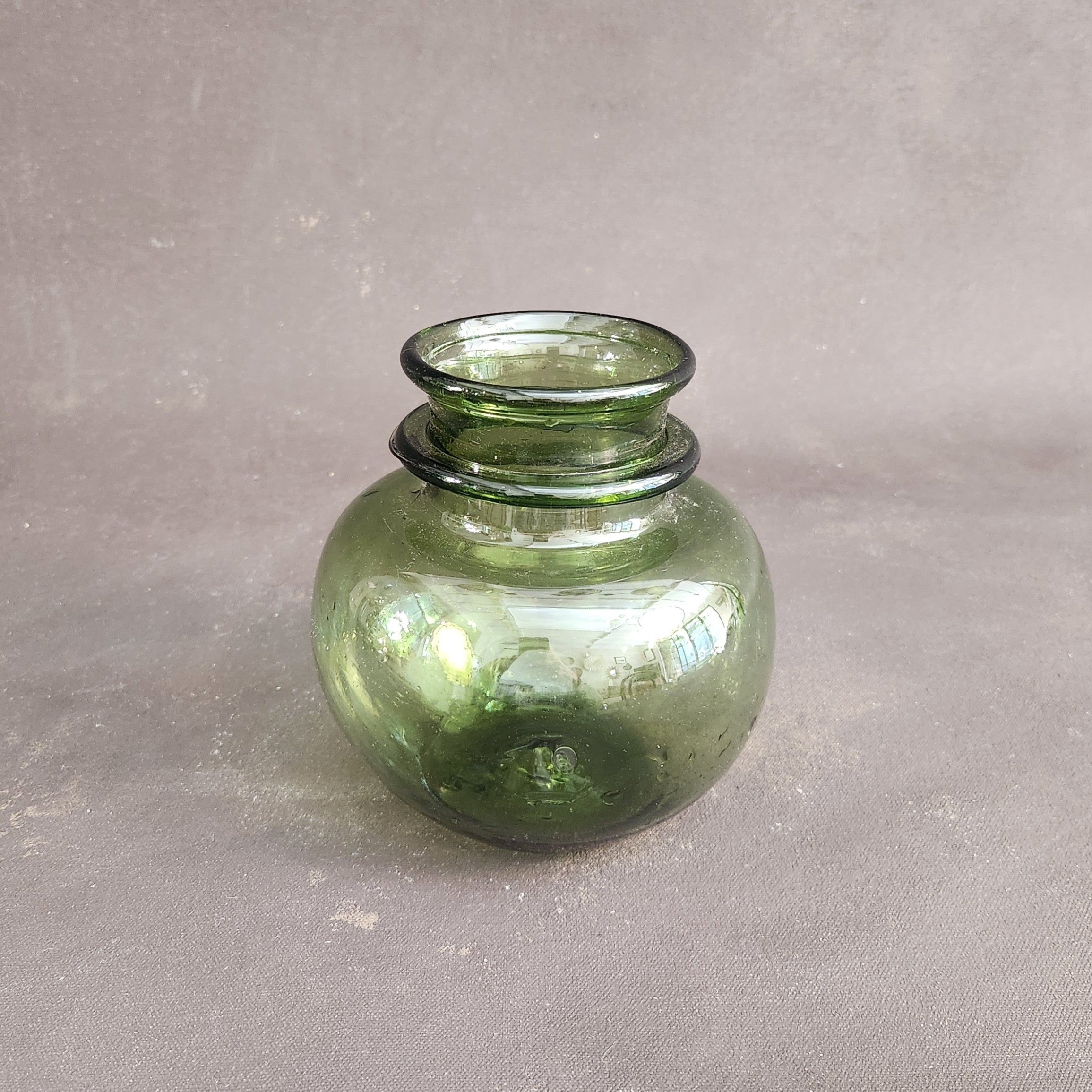 Vase Crock - Smokey Green