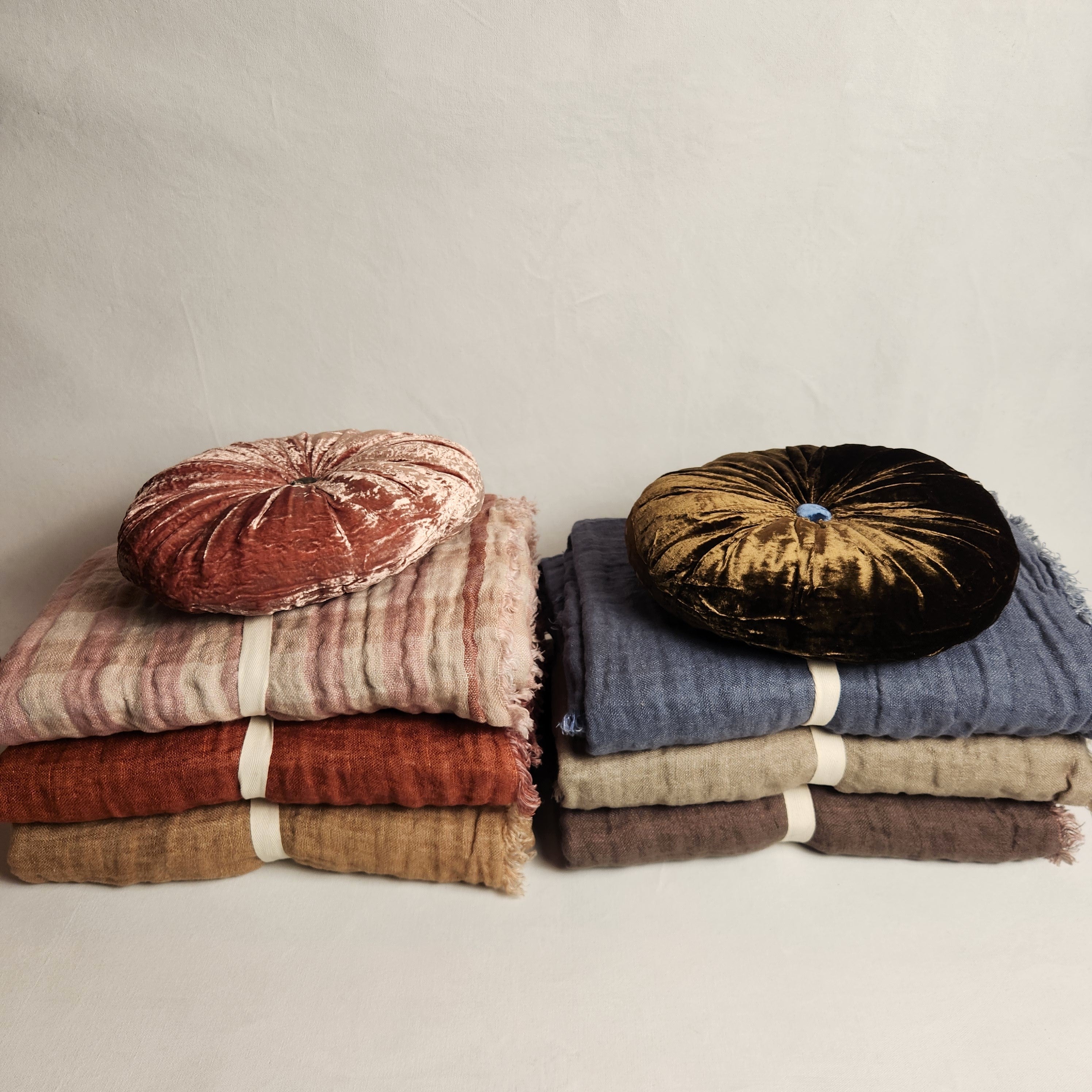 Clyde Linen Throw - Jaipur Check