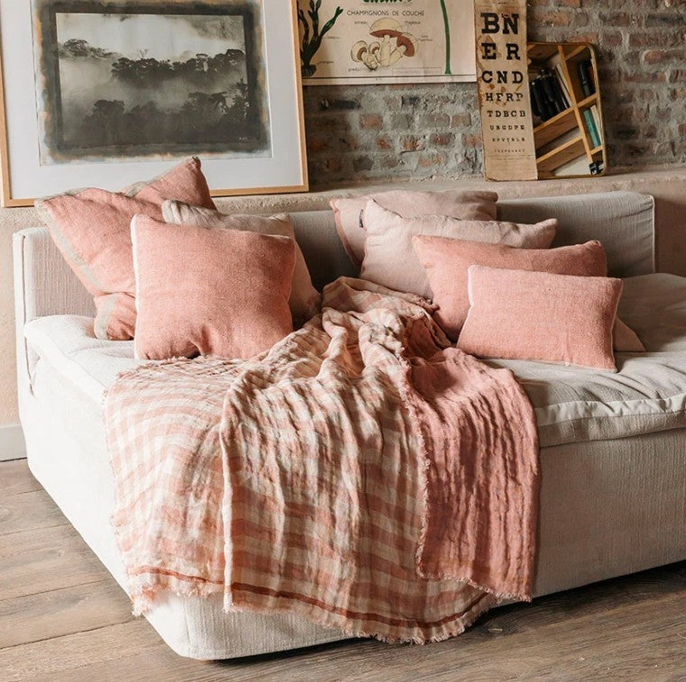 Clyde Linen Throw - Jaipur Check