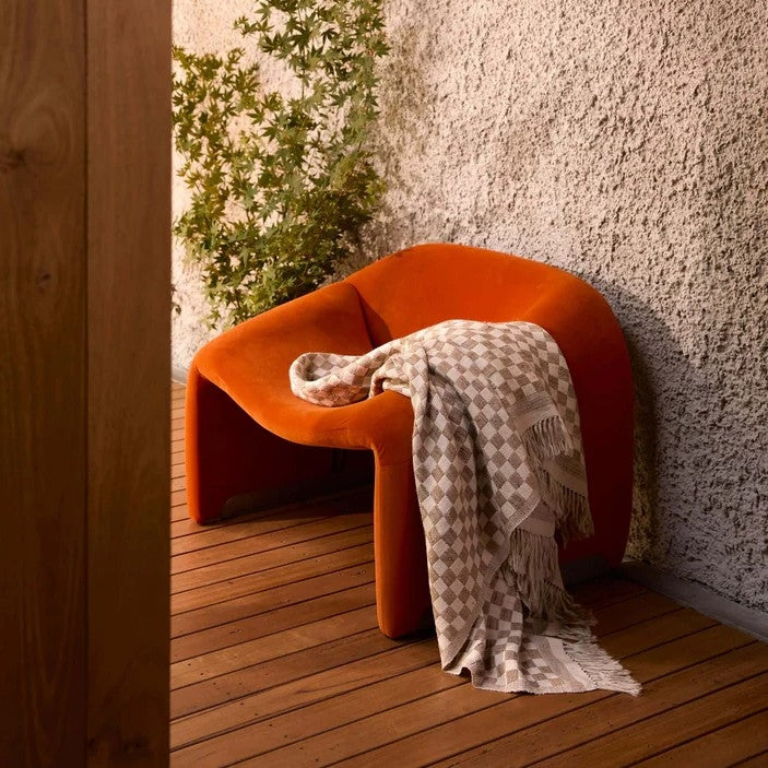 Wool and Silk Throw - Matteo Chalk