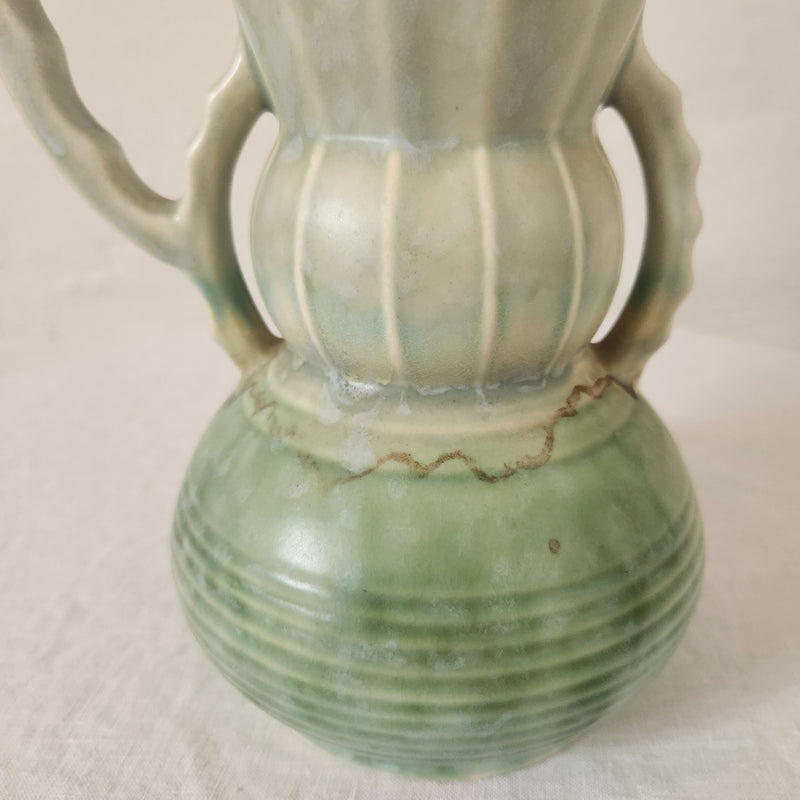 Beswick Art Deco Green Vase