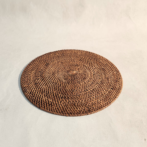 Rattan Placemat - Dark