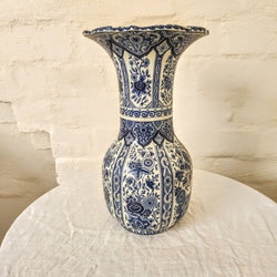 Delft Boch Trumpet Vase