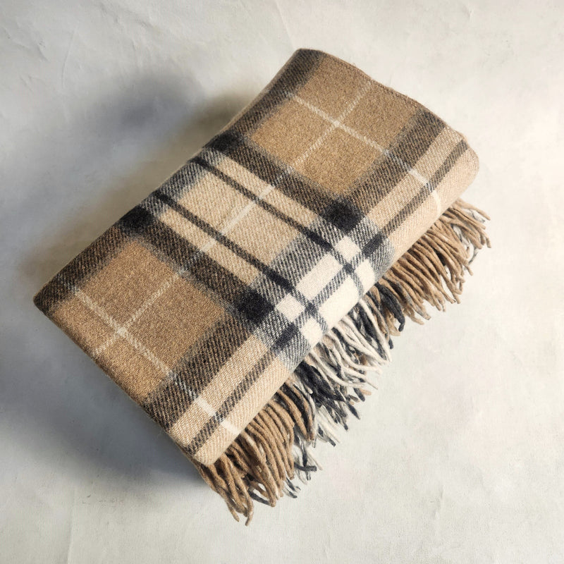 Wool Tartan Blanket - Cabin