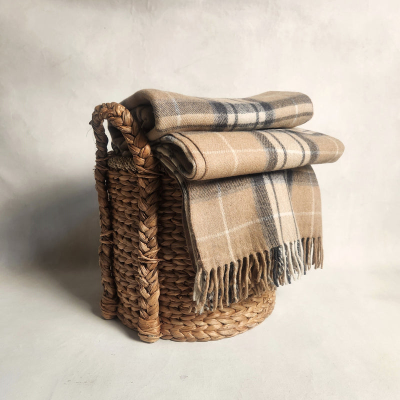 Wool Tartan Blanket - Cabin