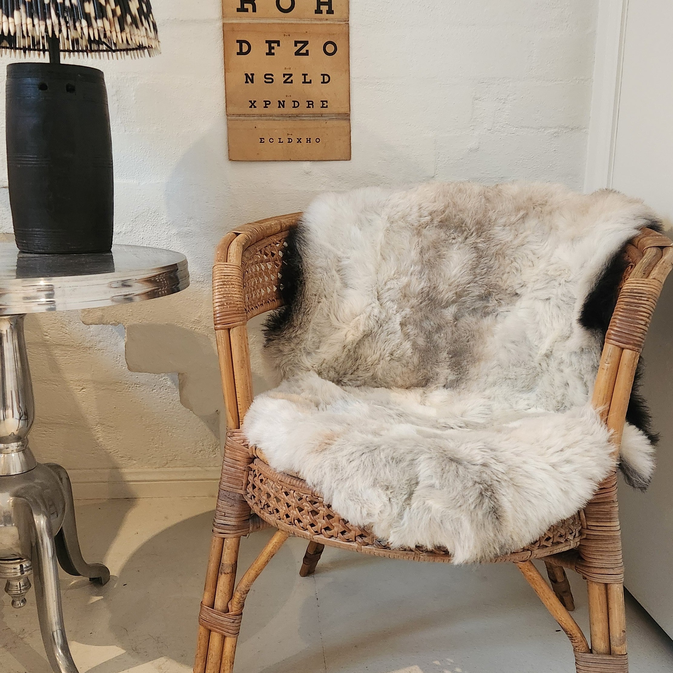 Shorn Icelandic Sheepskin - Dark Edges
