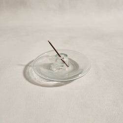 Glass Incense Holder - Clear