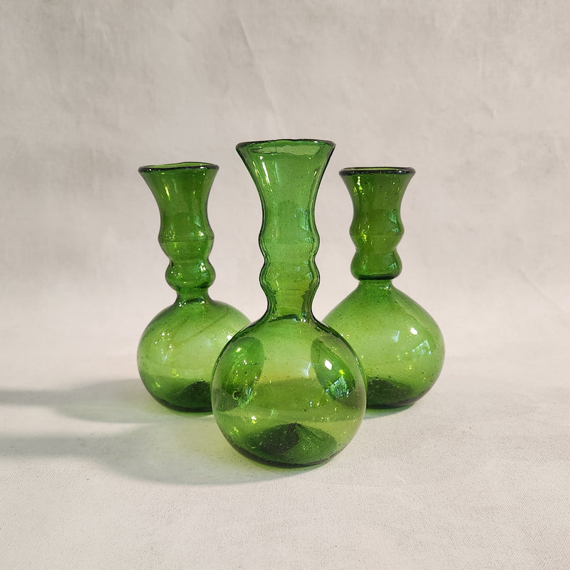 Laveno Montobello Glass Vase - Olive