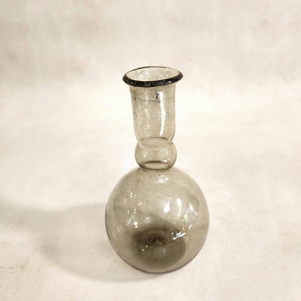 Laveno Montobello Glass Vase - Smokey