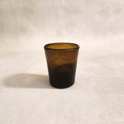 Lyonnais Quinquet Glass   - Dark Brown