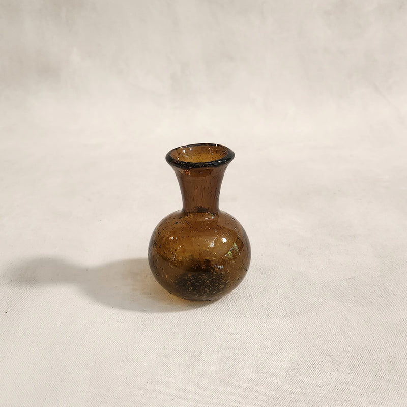 Piccola Glass Vase - Dark Brown