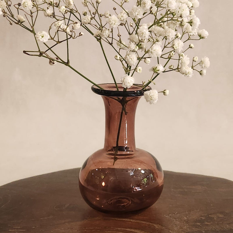 Piccola Glass Vase - Framboise