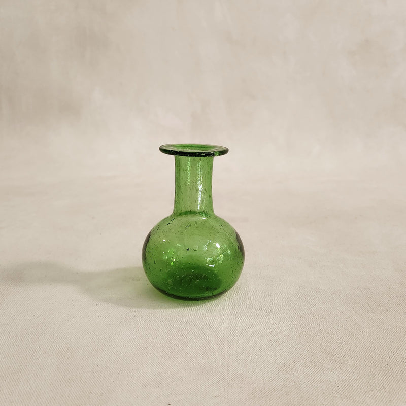 Piccola Glass Vase - Olive