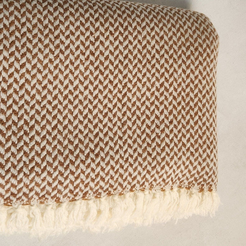 Cashmere Throw - Copenhagen Brulee