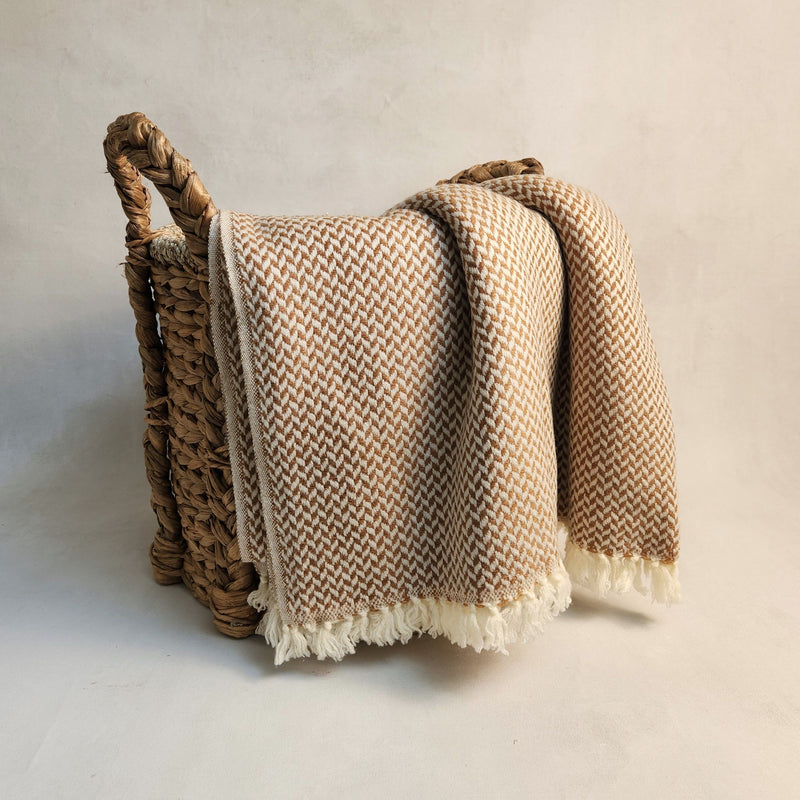 Cashmere Throw - Copenhagen Brulee