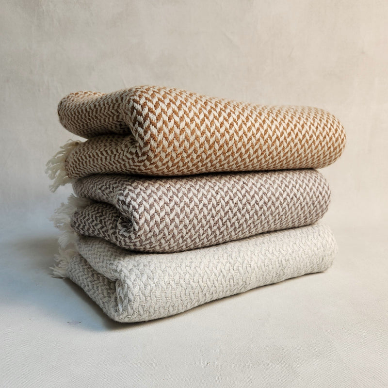 Cashmere Throw - Copenhagen Brulee