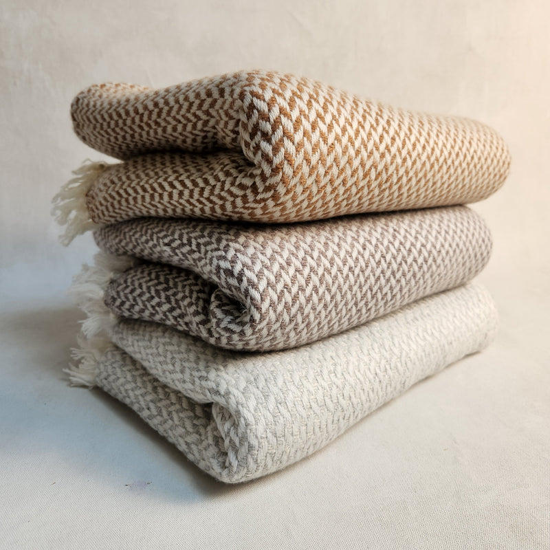 Cashmere Throw - Copenhagen Nutmeg