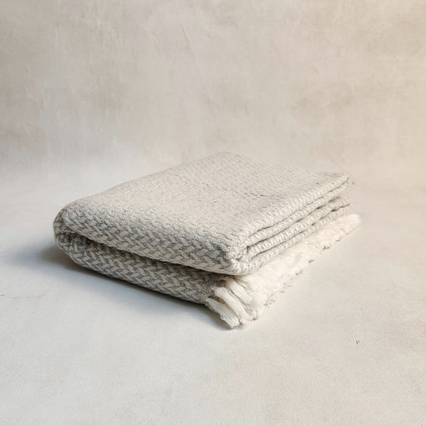 Cashmere Throw - Copenhagen Silver