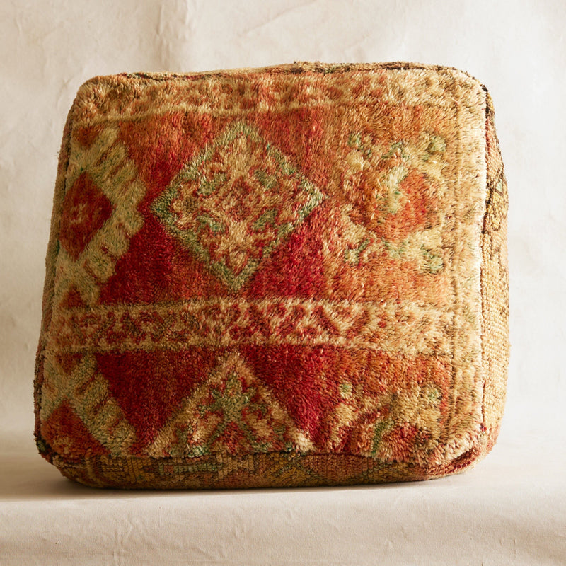 Vintage Moroccan Pouffe - #1