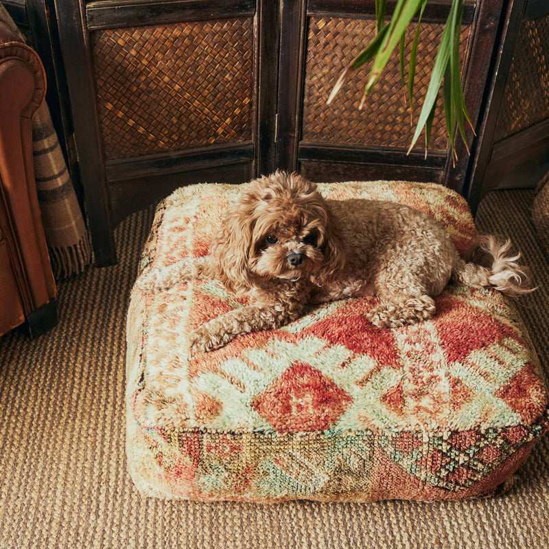 Vintage Moroccan Pouffe - #1