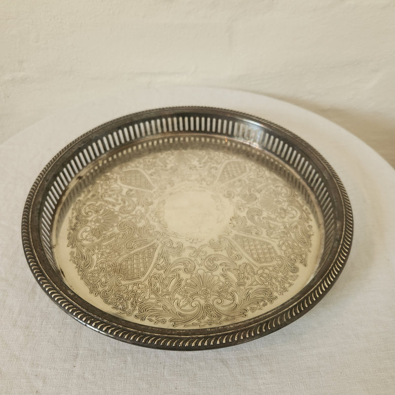 Silver Plated Galley Tray