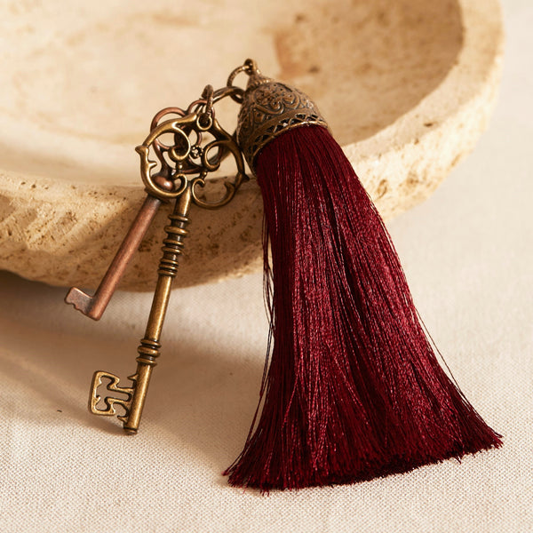 Silky Tassel - Ruby