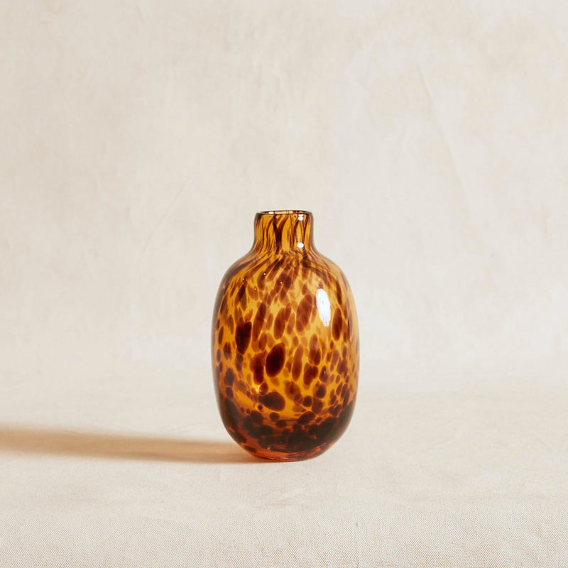 Small Tortoise Shell Printed Vase