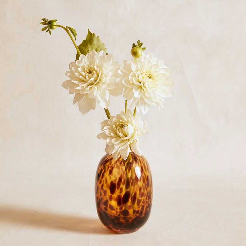 Small Tortoise Shell Printed Vase