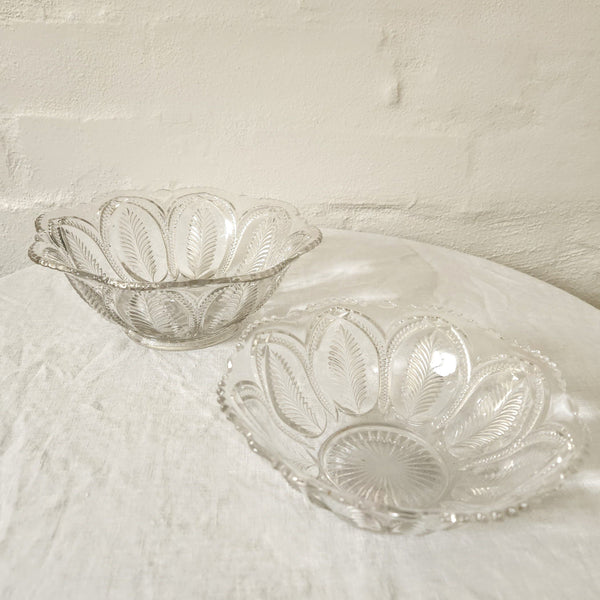 Antique Glass Bowl Set