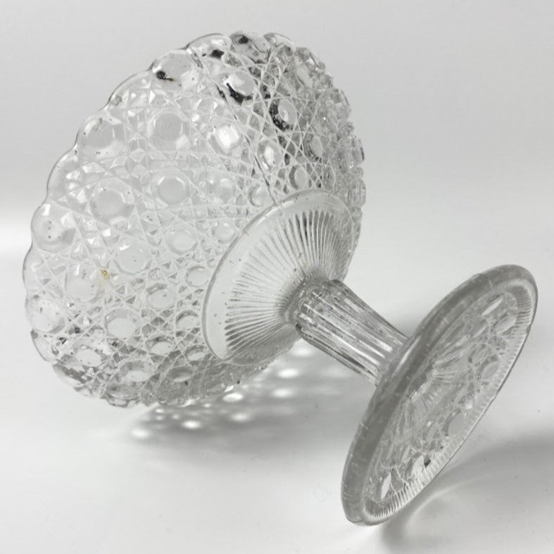 Antique Davidson Small Glass Comport Circa 1870's