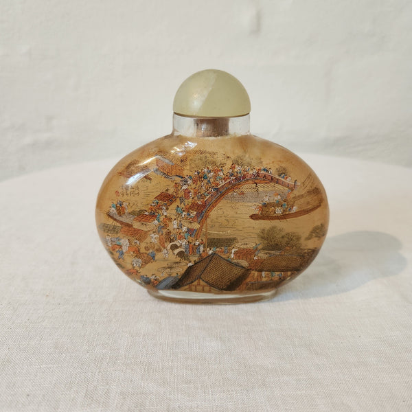 Vintage Chinese Snuff Bottle (internally painted)