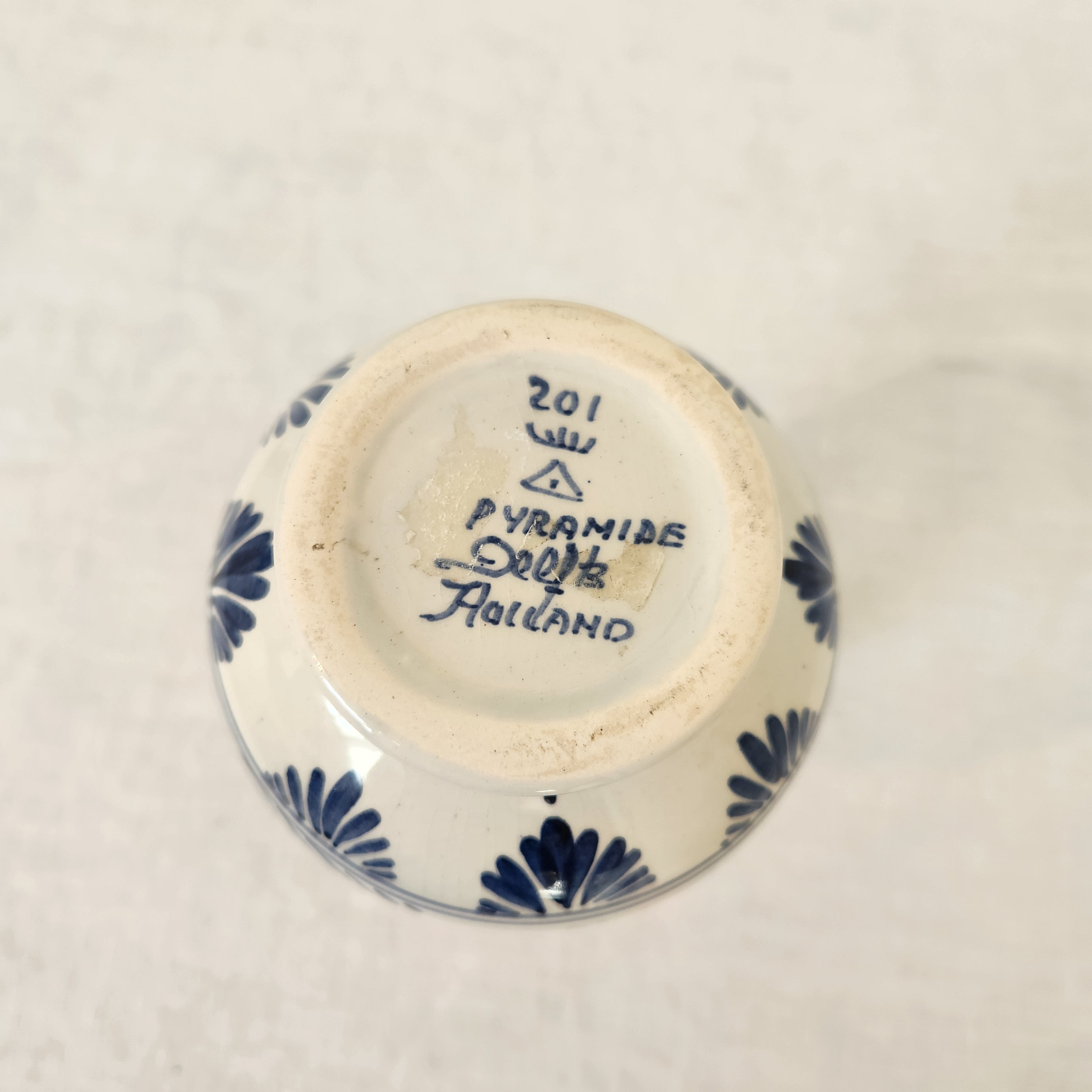 Vintage Delft Small Posy Vase