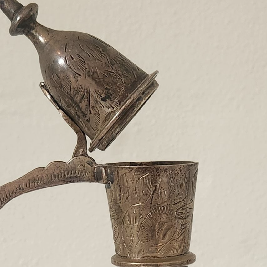Indian Silvered Ewer