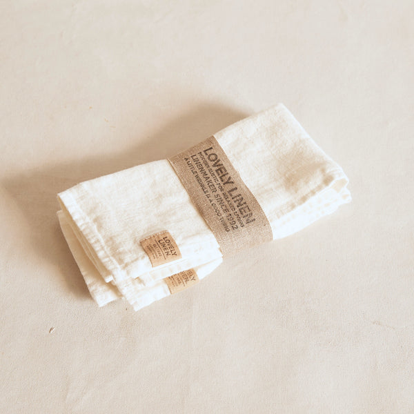 Linen Napkins - Off White