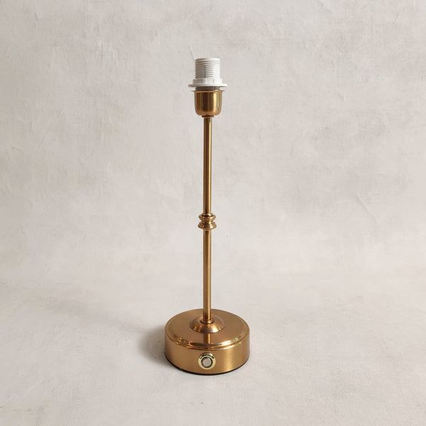 Luxe Gold USB Lamp Base (sold separately.)