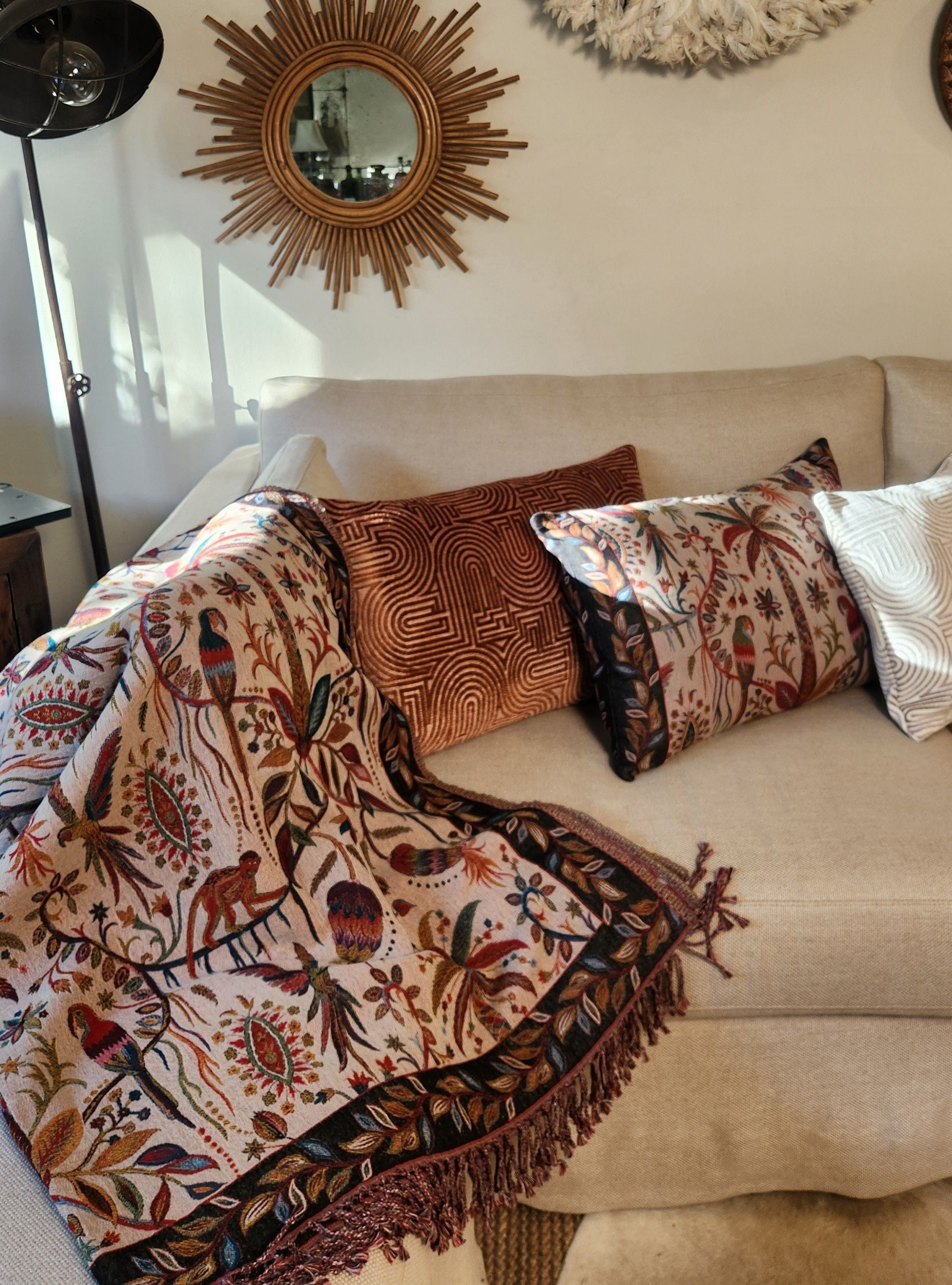 Sundari Throw - Ivory