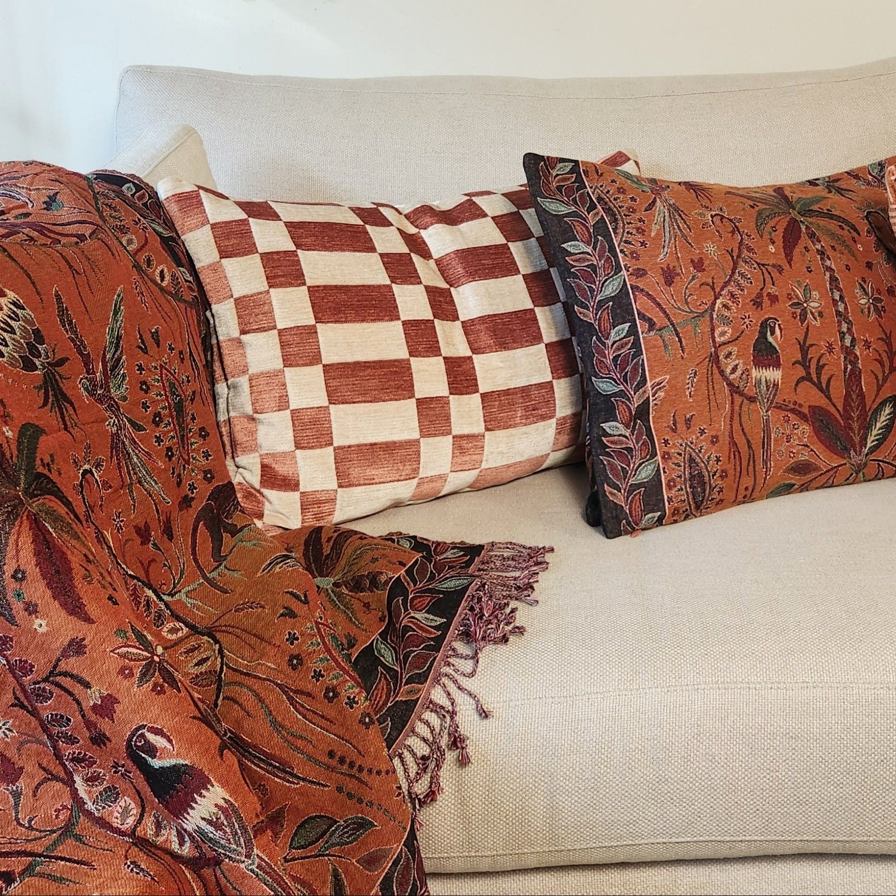 Sundari Throw - Orange