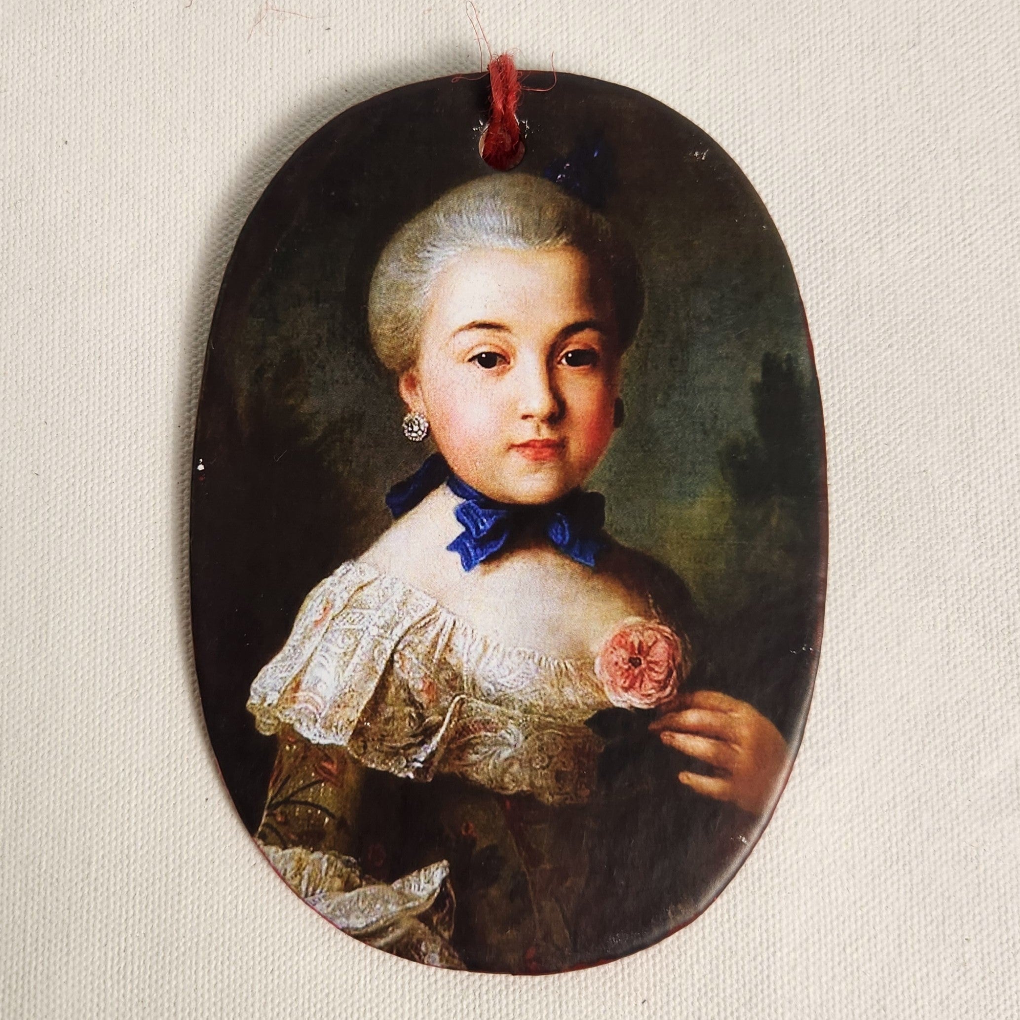 French Children Portrait Ornaments