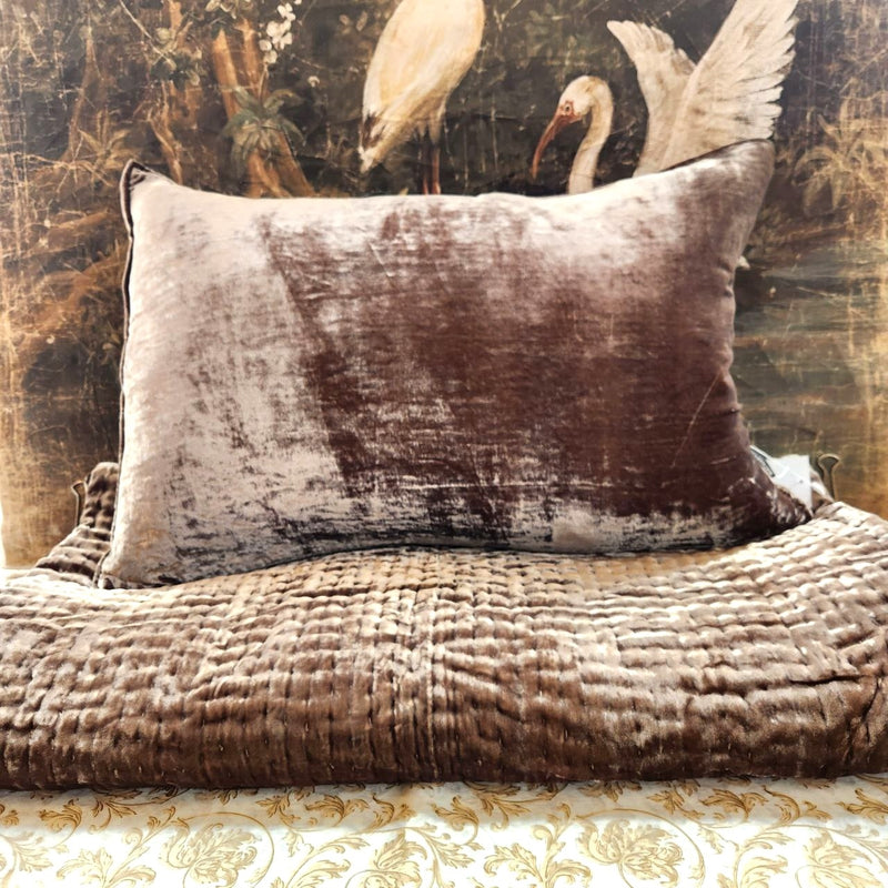 Silk Velvet Throw - "Sophie"