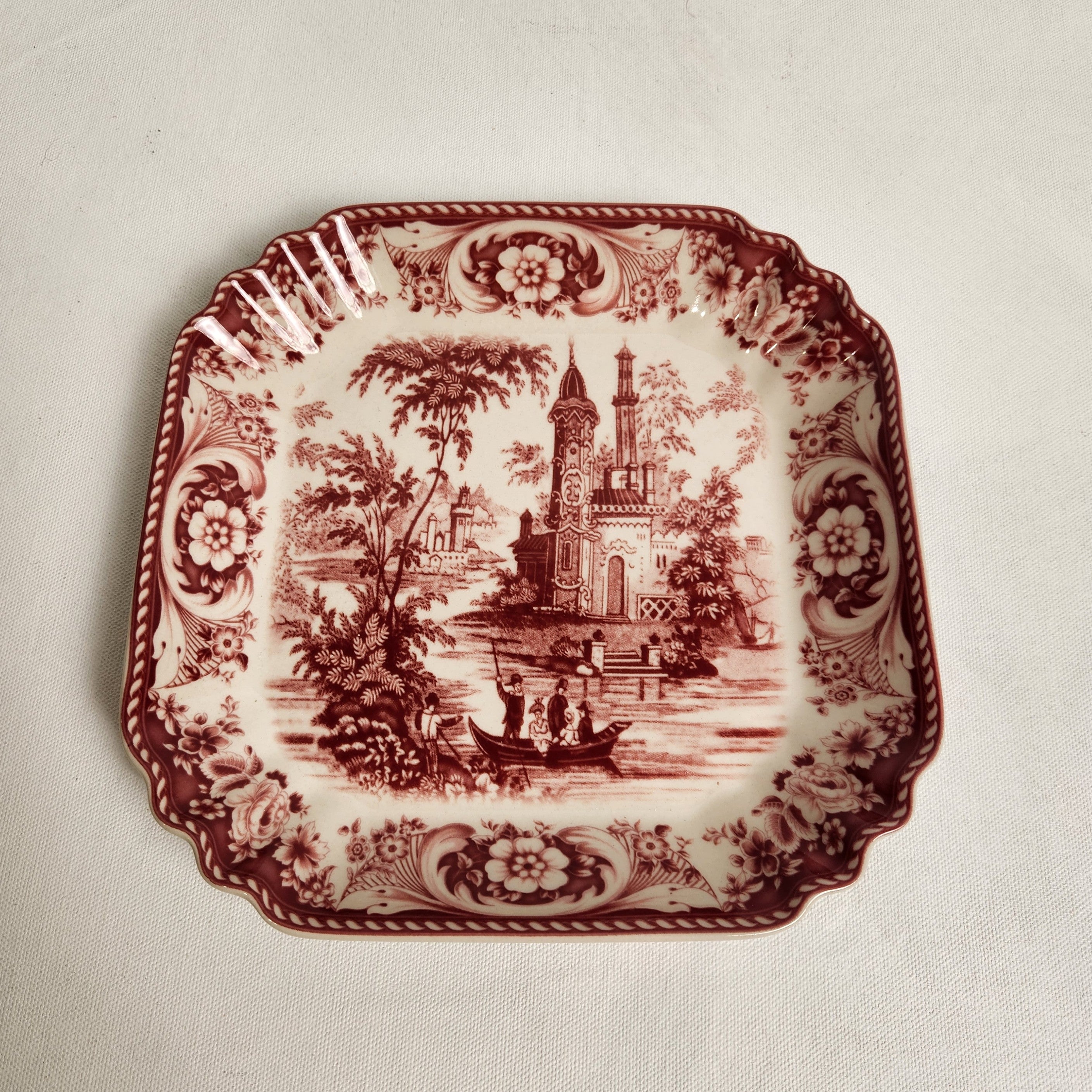 Estelle Side Plate - Red