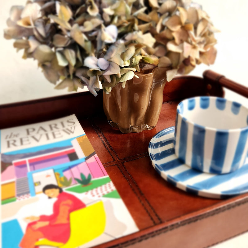 Monica Cup and Saucer – Blue