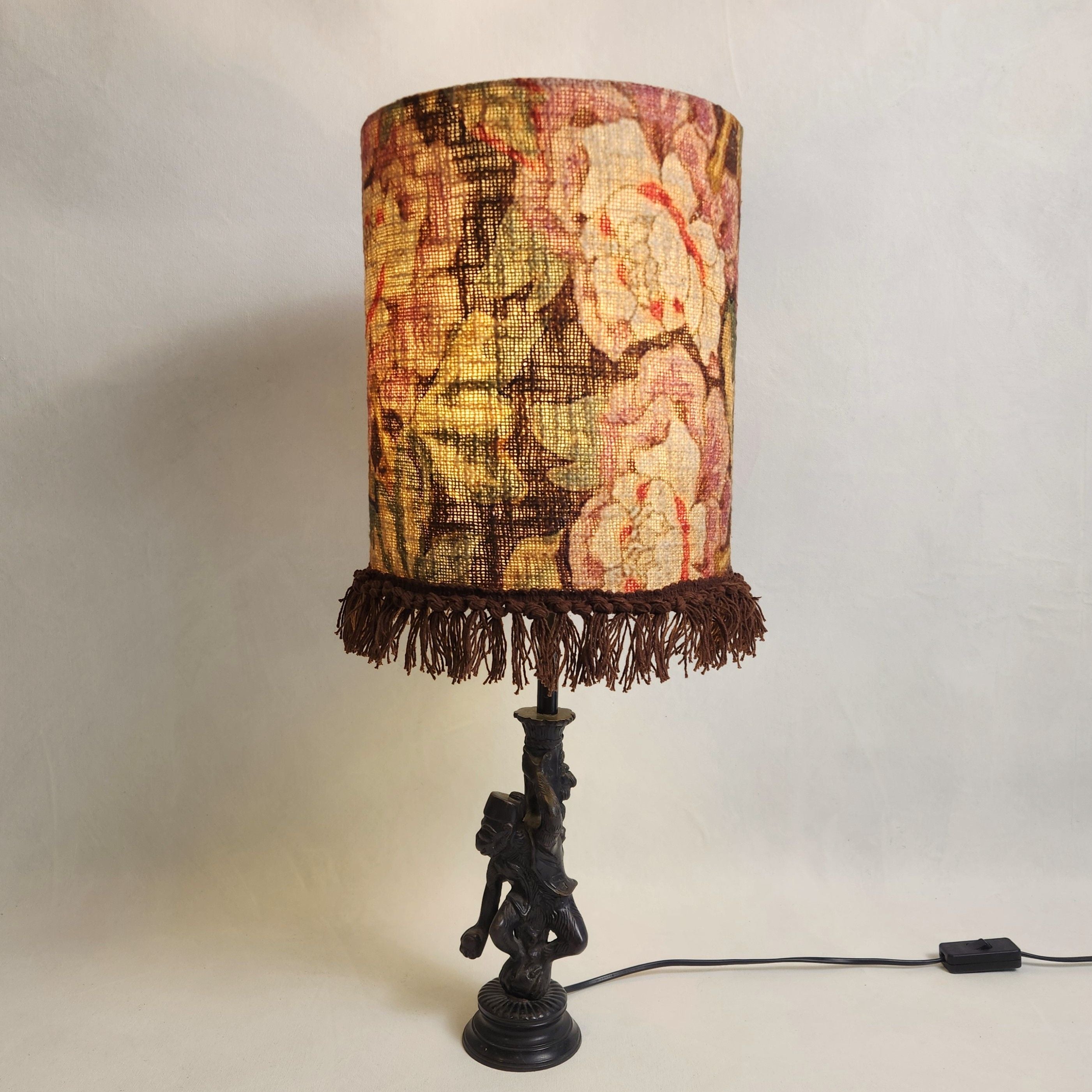 Suzette Floral Lampshade with fringe