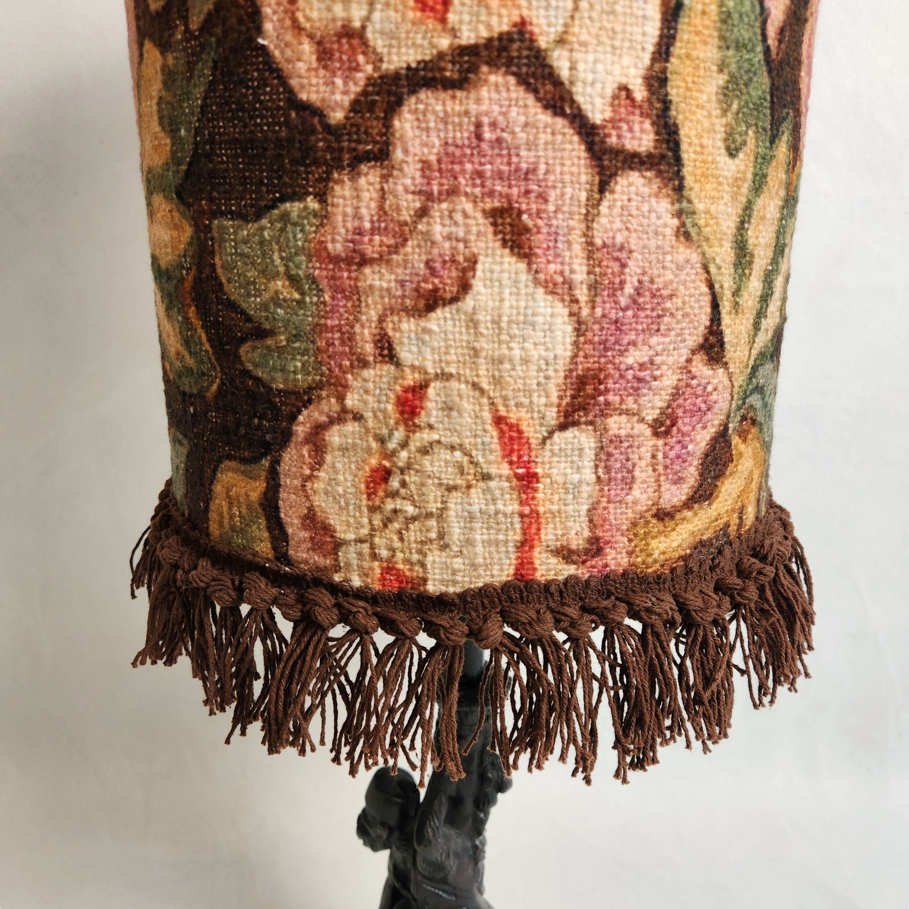 Suzette Floral Lampshade with fringe