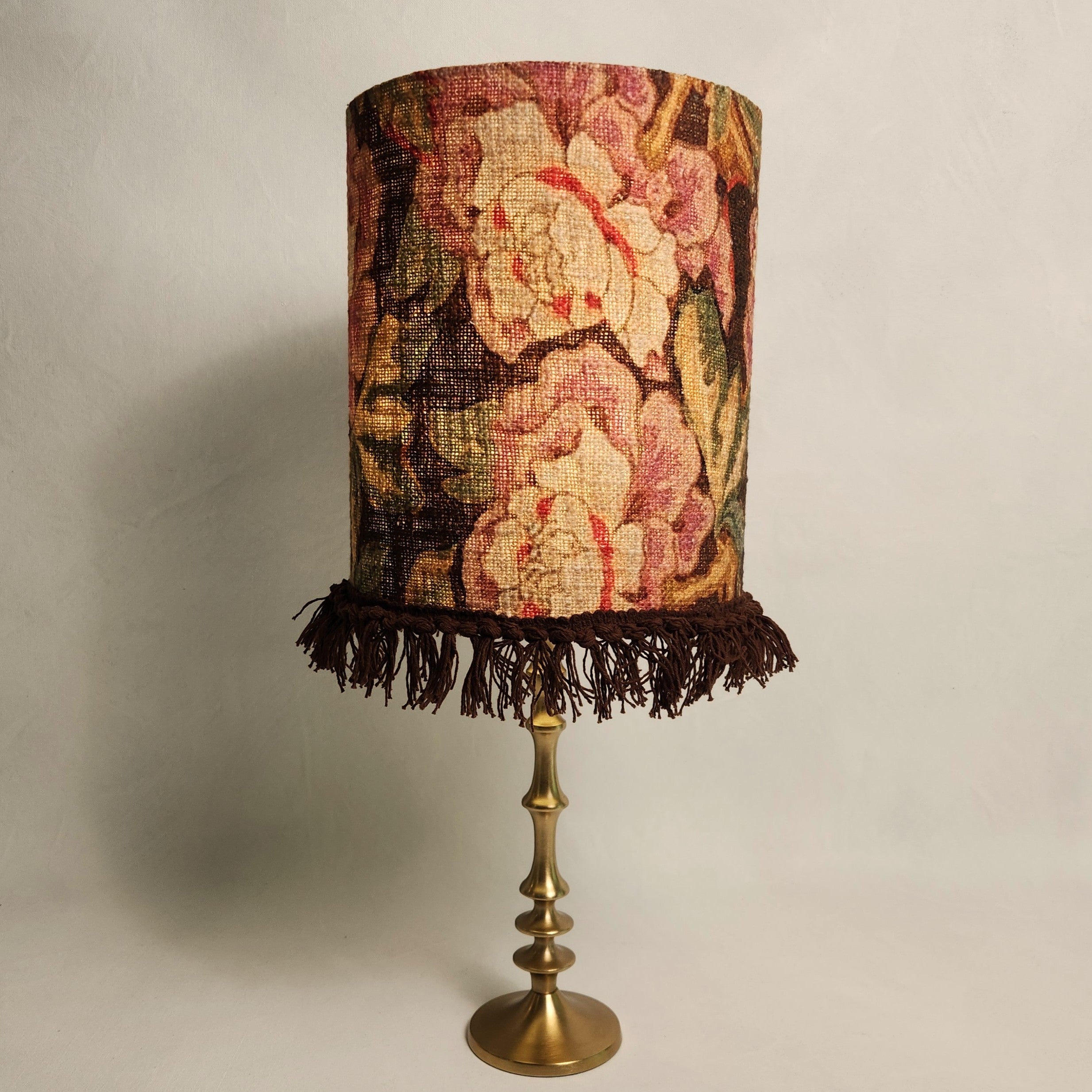 Suzette Floral Lampshade with fringe